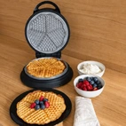 Waffle iron Single XL Ceramic alu, with Sound