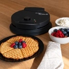 Waffle iron Single XL Ceramic alu, with Sound